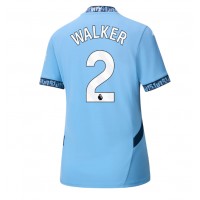 Manchester City Kyle Walker #2 Domáci Ženy futbalový dres 2024-25 Krátky Rukáv